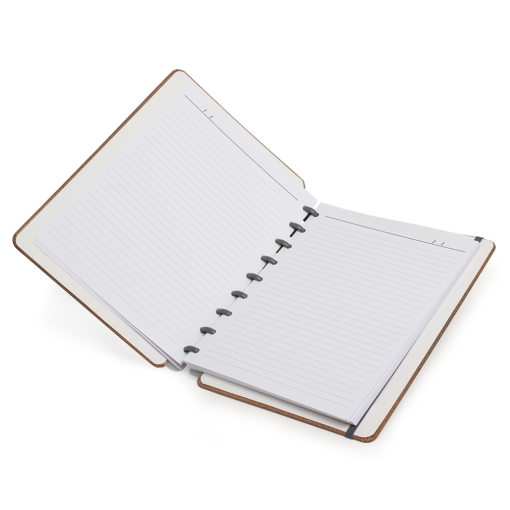 Caderno de disco percalux personalizável para empresas