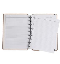 Caderno de disco percalux personalizável para empresas